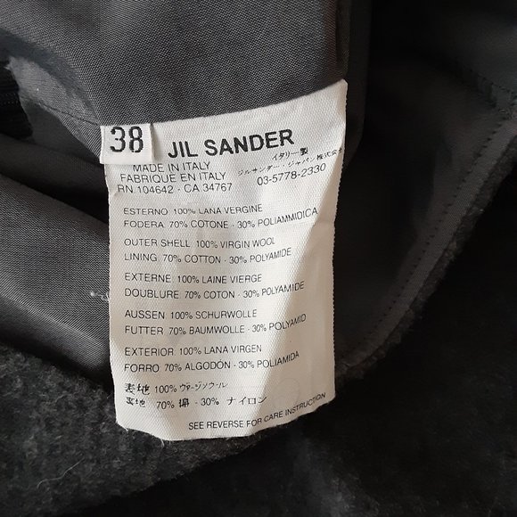 Jil Sander wool pencil skirt size 6 - Picture 3 of 4